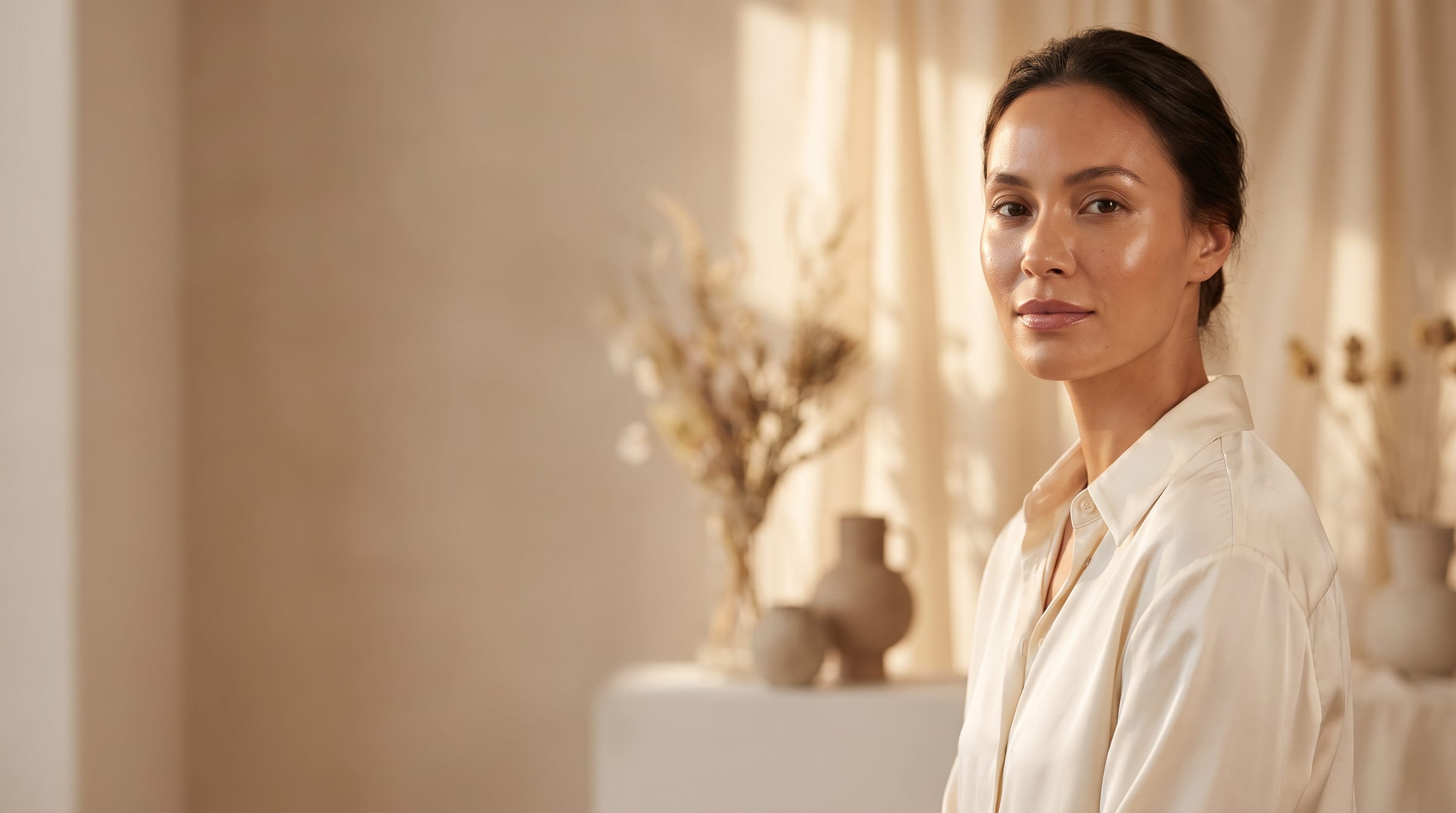 The serene, light-filled interior of Health Counts Aesthetic & Skin Laser Clinic